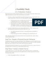 Conducting A Feasibility Study