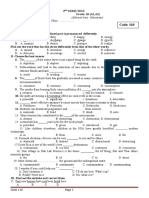 2nd Term Test With Keys