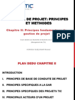 Cours-Chap II - Principes Fondamentaux de Gestion de Projet