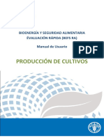 Produccion de Cultivos