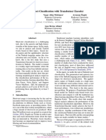 Turkish Tweet Classification With Transformer Encoder: Kadhim 2019