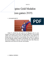 10 Filipino Gold Medalist (Sea Games 2019) : Realosa, Gie Jhon G. Bsmt2B5