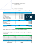 TALLER EJERCICIO PRAìCTICO UNIDAD 5.1 CONTABILIDAD