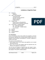 Unit 13 Limitations of Algorithm Power: Structure