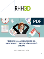 Manual Técnicas para La Promoción Del Autocuidado y Prevención Del Estrés Laboral RRHH3D PDF