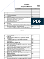 Compliance Statement - Form