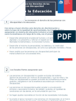 Volante Informativo Derechos de Las Personas Con Discapcidad Derecho A La Educacion