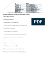 Rewrite The Sentences Using The Passive Voice Instead of The Active One