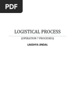 Logistical Process: Lakshya Jindal