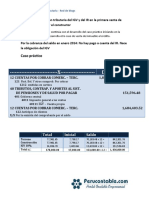 Caso Practico Nacimiento Obligación Tributaria Del IGV y Del IR