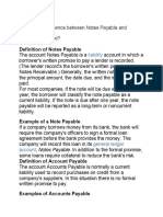 What Is The Difference Between Notes Payable and Accounts Payable