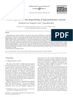 Genetic Algorithm in Mix Proportioning of High-Performance Concrete