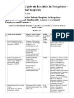 Latest List of Hospitals - 1