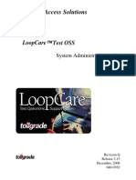 Consumer Access Solutions: Loopcare Test Oss