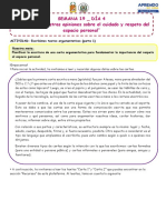 SEMANA 19 - QUINTO Dia 4 y 5