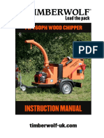 Timberwolf TW 160PH Wood Chipper Instruction Manual English