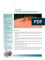 Malaria in The Who European Region: Key Messages