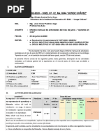 Informe de Trabajo Pedagógico - Junio