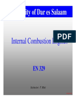 Lecture 1 - Introduction To Internal Combustion Engines