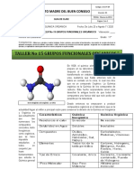 Taller 15 Función Quimica Organica.