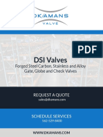 DSI Valves: Forged Steel Carbon, Stainless and Alloy Gate, Globe and Check Valves