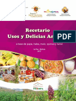 Recetario Usos y Delicias Andinas PDF