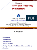 Chapter 4 - RF Oscillators and Frequency Synthesizers