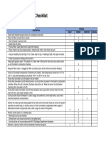 Boiler Maintenance Checklist