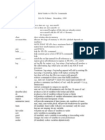 STATA Commands