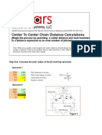 Center To Center Chain Distance Calculations