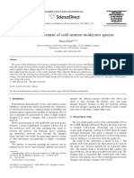 Direct Measurement of Cold Neutron Moderator Spectra: Article in Press