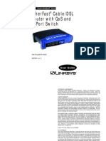 Etherfast Cable/Dsl Router With Qos and 8-Port Switch: User Guide