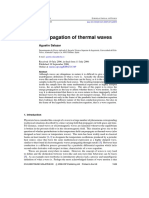 Energy Propagation of Thermal Waves: Agust In Salazar