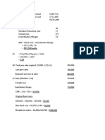 Total Peso Sales Required 120,000 / (.25-0.1) 800,000 Less Prior Sales 400,000