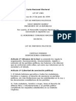 Ley - 1983 Partidos Politicos