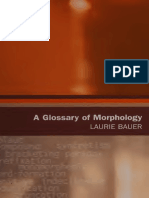 A Glossary of Morphology