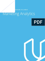 Marketing Analytics: Nanodegree Program Syllabus