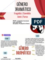 Exercícios Gênero Dramático