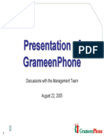 Presentation of Grameenphone