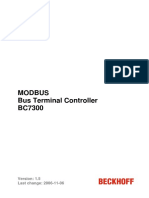 Modbus Bus Terminal Controller BC7300: Last Change: 2006-11-06