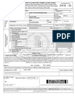 Itr-V: Indian Income Tax Return Verification Form