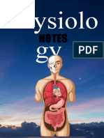 Physiolo Gy: Notes