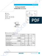 SMD Type Mosfet: N-Channel IRLML2502