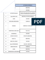 Ejercicio Casificacion de Empresas