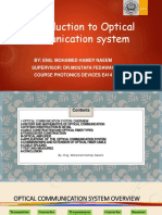 Introduction To Optical Communication System