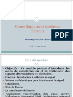 Cours Traitement Signal Partie1