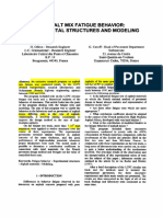 Asphalt Mix Fatigue Behavior: Experimental Structures and Modeling