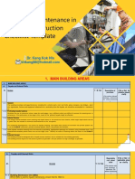 Design For Maintenance in Building Construction Checklist Template