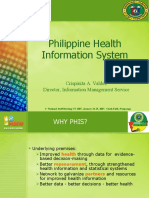 Philippine Health Information System: Crispinita A. Valdez Director, Information Management Service