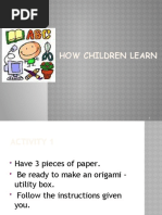 How Children Learn